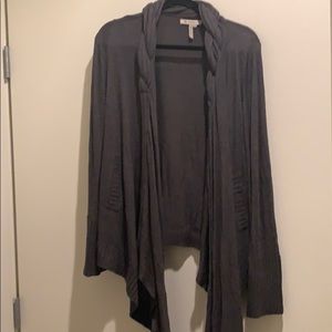 Bcbg grey cardigan